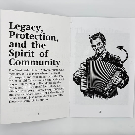 Hand-Crafted Zine: Lore & Legends of San Antonio's West Side