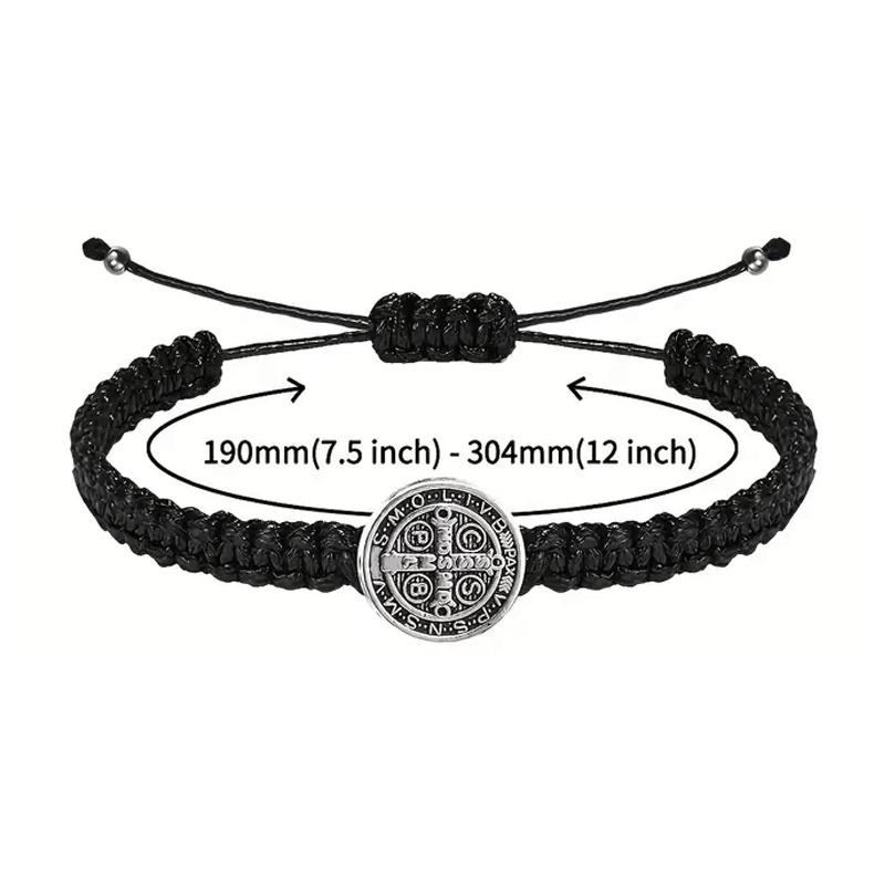St. Benedict Adjustable Protection Bracelet
