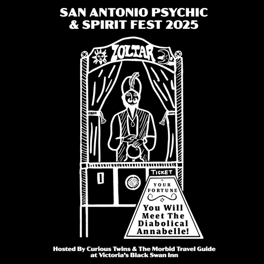 Exclusive 2025 San Antonio Psychic & Spirit Fest "Annabelle's Fortune" T-Shirt