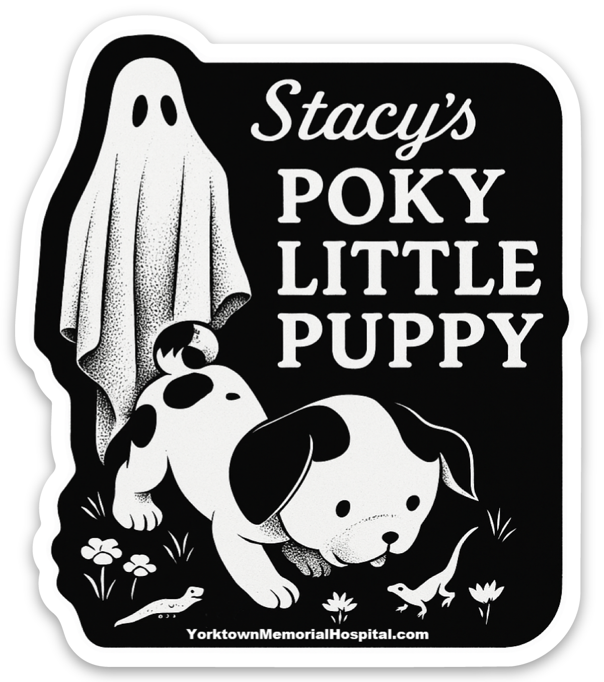 Stacy's Poky Little Puppy Sticker