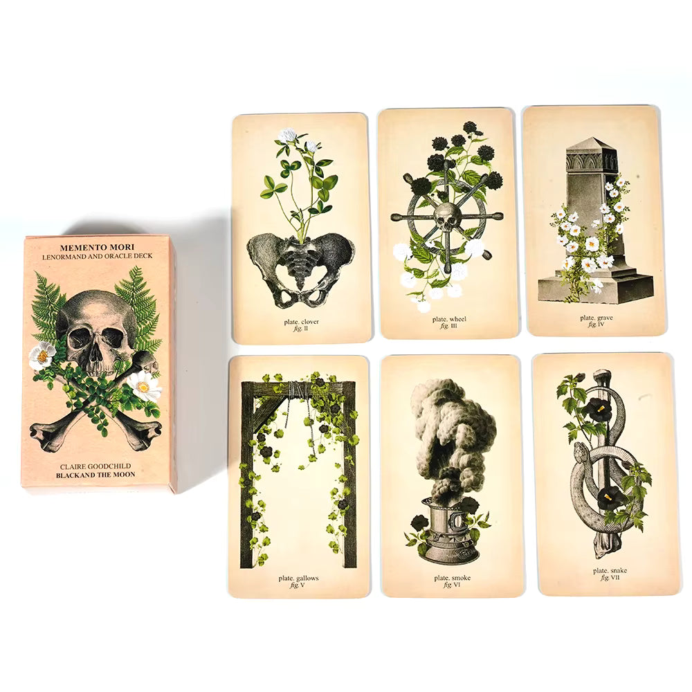 Memento Mori: Lenormand & Oracle Deck by Claire Goodchild