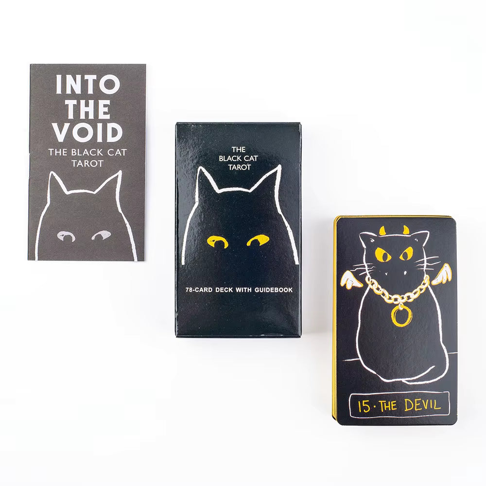 The Black Cat Tarot Deck with Guidebook