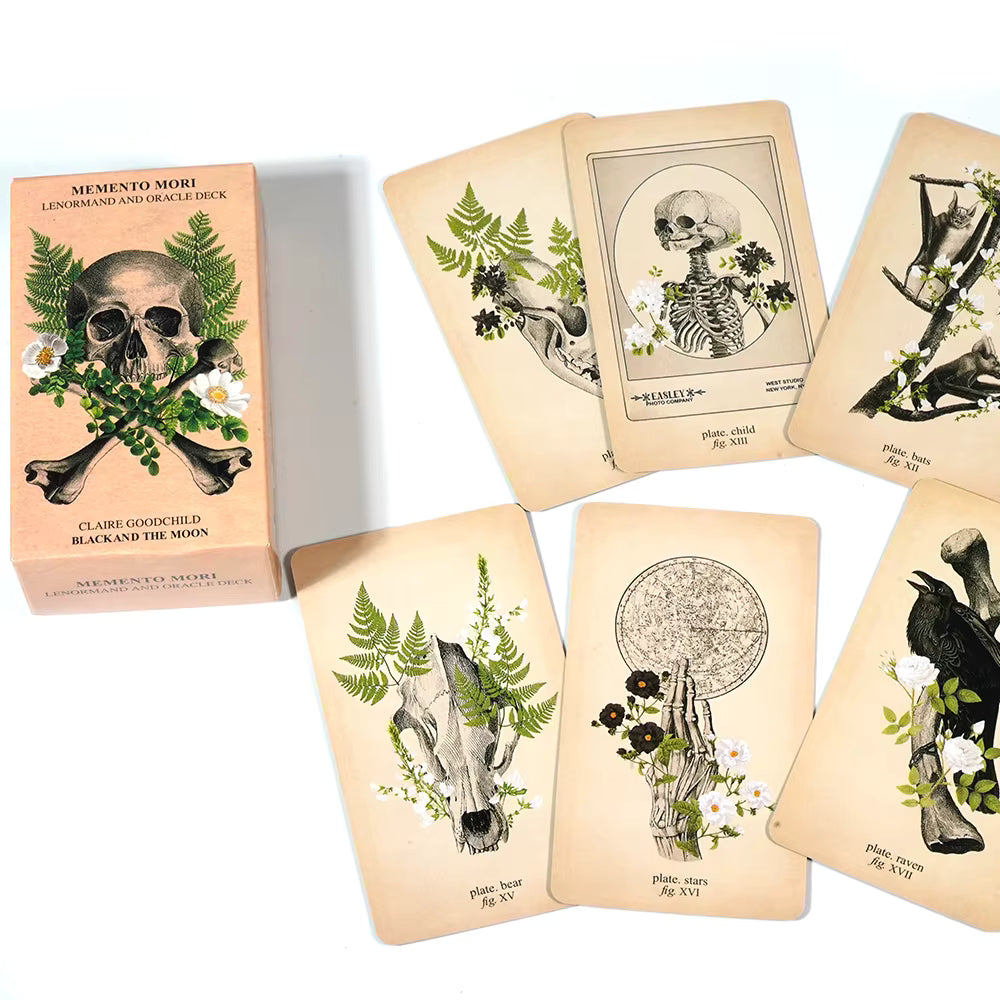 Memento Mori: Lenormand & Oracle Deck by Claire Goodchild