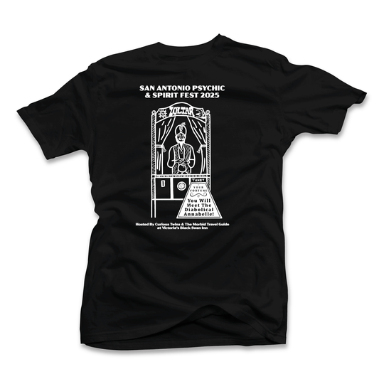 Exclusive 2025 San Antonio Psychic & Spirit Fest "Annabelle's Fortune" T-Shirt