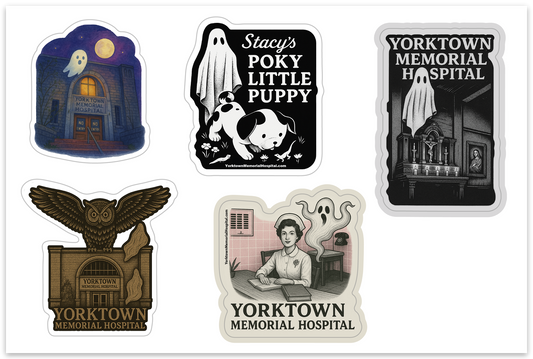 5 in 1 Sticker Sheets - The Hauntings of Yorktown