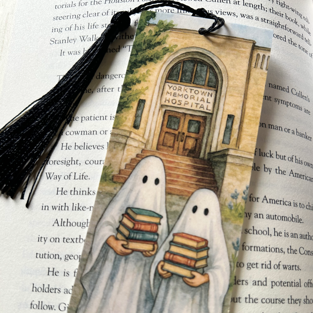 Yorktown Memorial Hospital Ghost Bookmark | 2"x6"