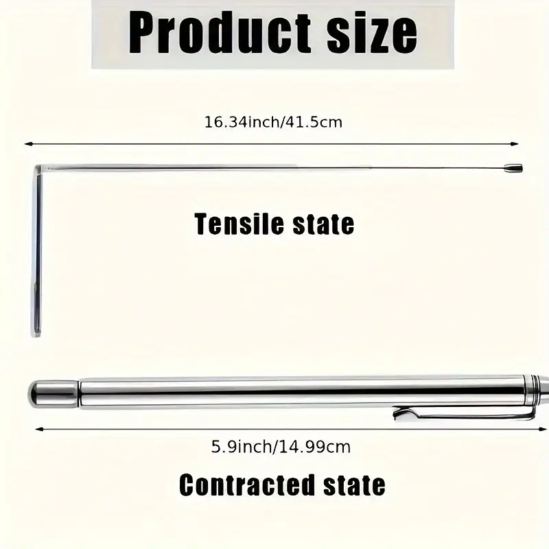 2-Piece Stainless Steel Dowsing/Divining Rods