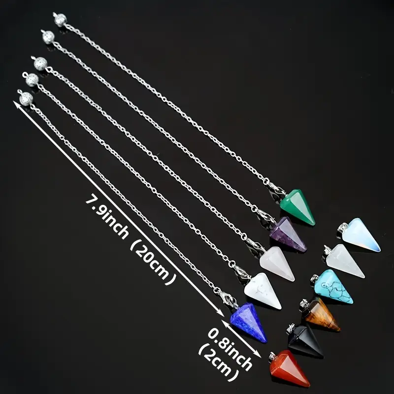 Natural Crystal Pendulum (For Dowsing & Spirit Communication)