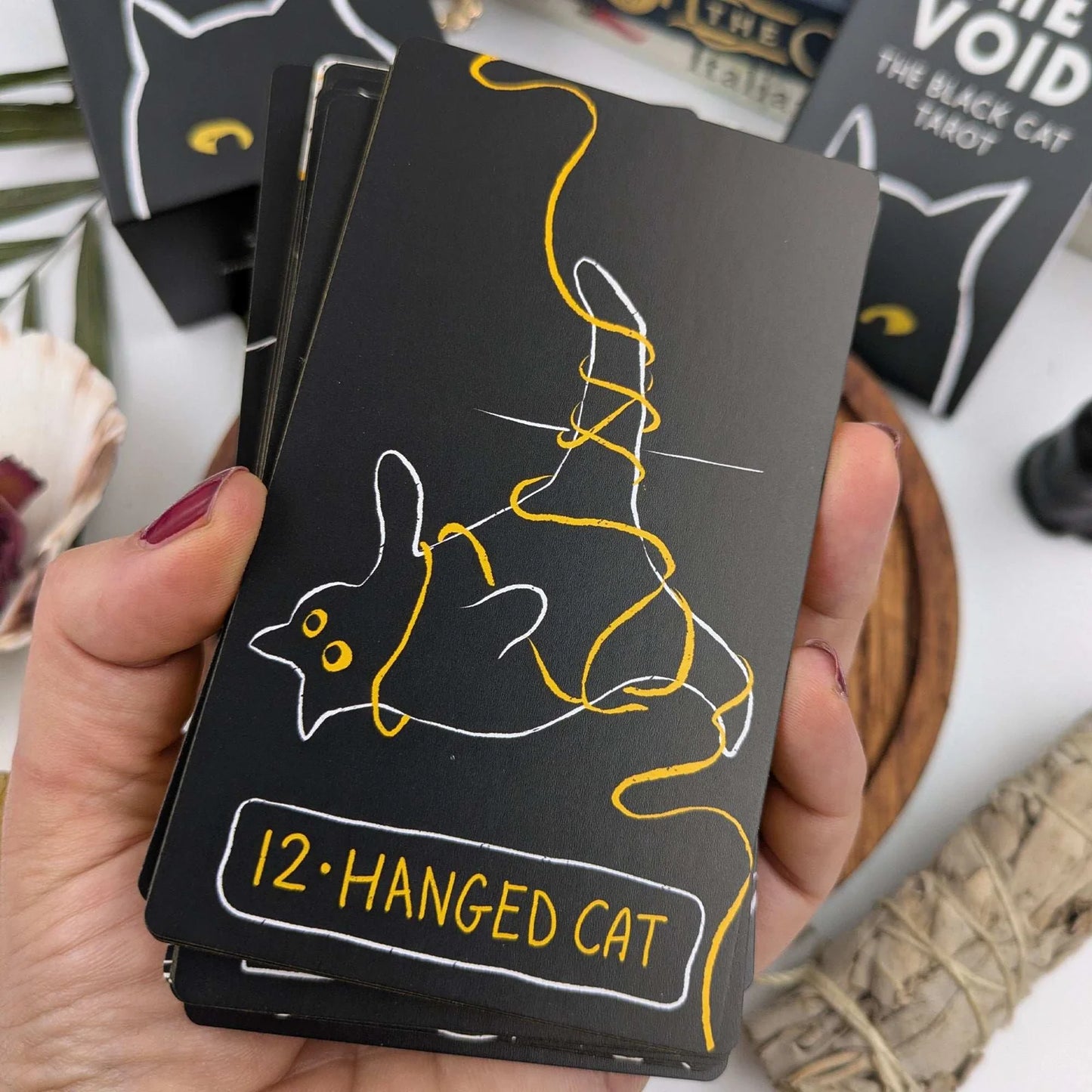 The Black Cat Tarot Deck with Guidebook