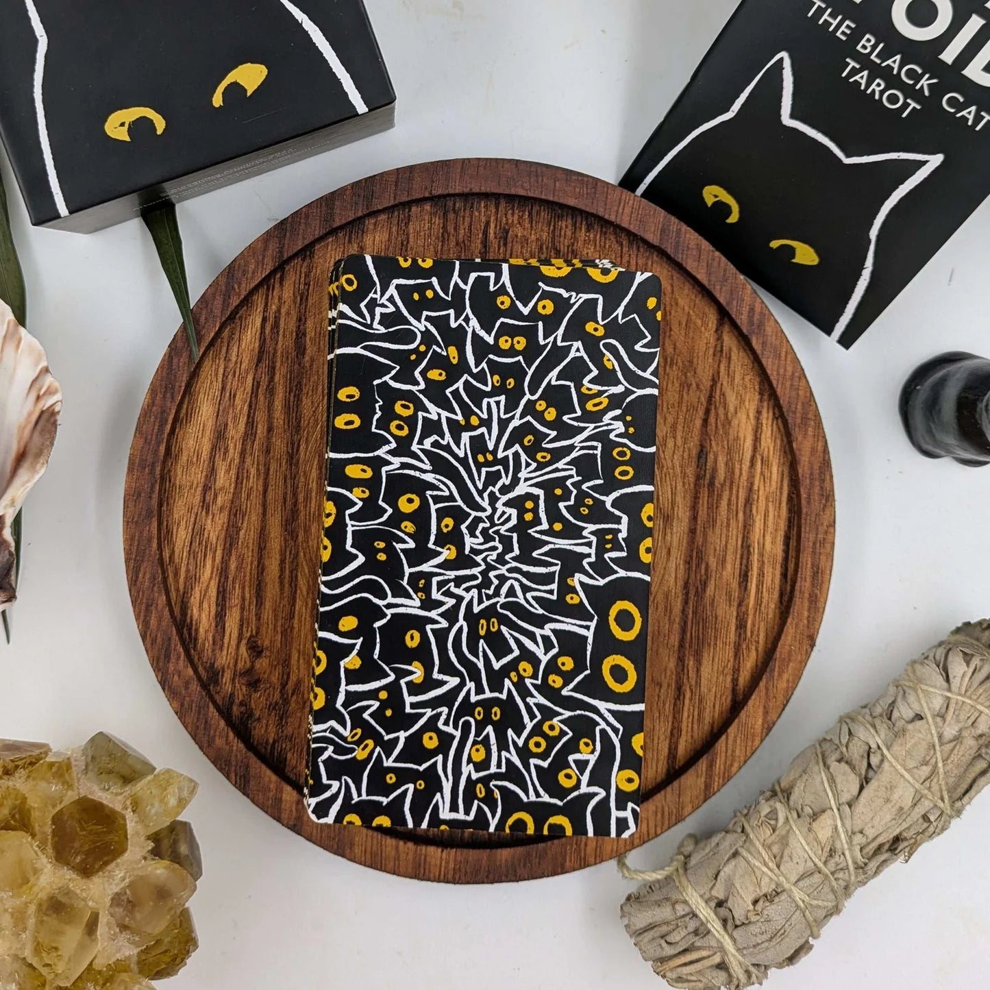 The Black Cat Tarot Deck with Guidebook